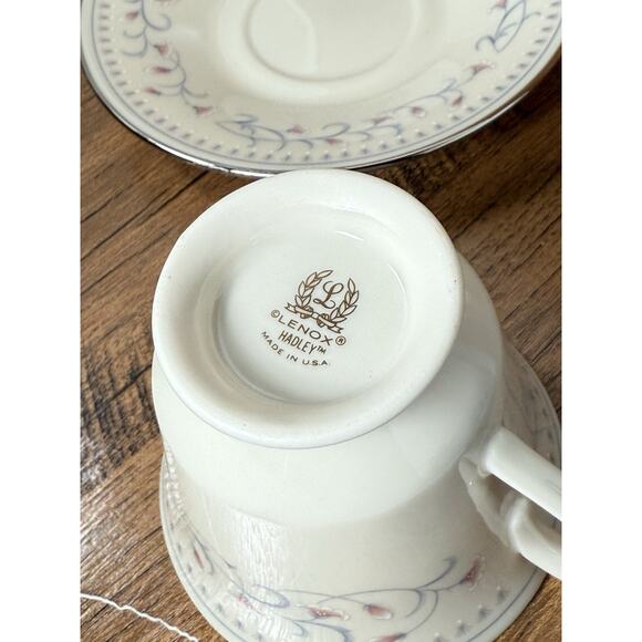 Lenox Hadley Cup & Saucer 304737 Pink Flowers - Picture 4 of 4